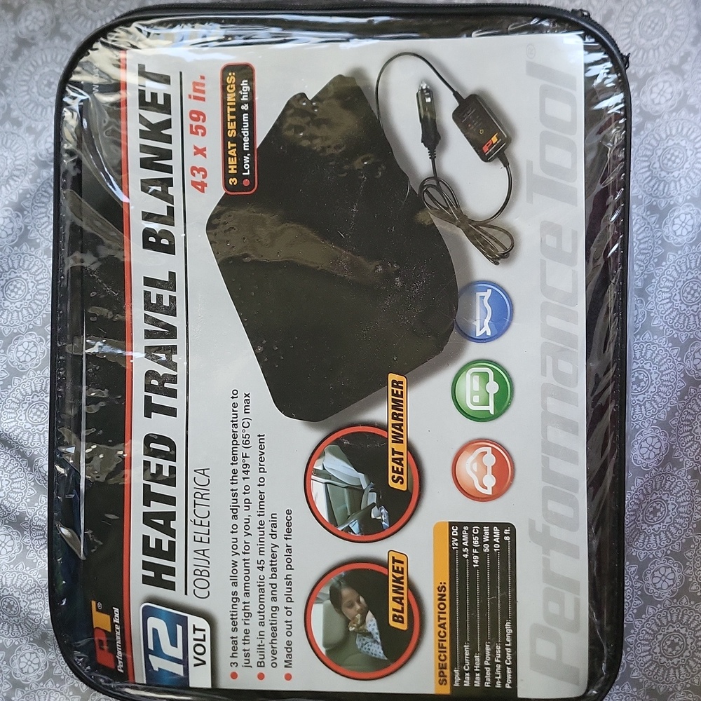 Heated Travel Blanket